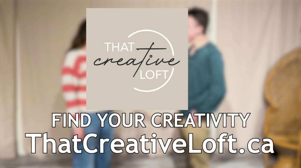 A screenshot of the commercial with the logo of the local business and the website.